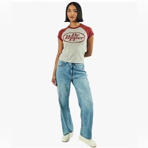 Stylish Blue Mini Skirt